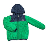 North Face | Green & Navy Reversible Puffer Jacket | 3T