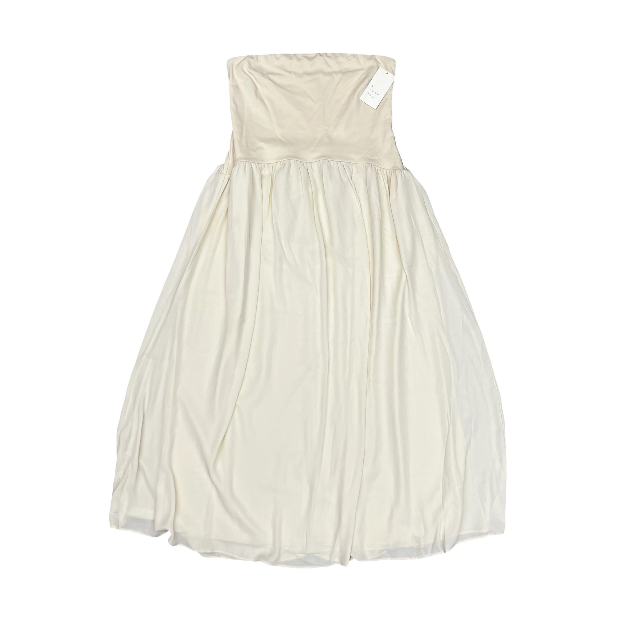 a new day cotton dress Midi Dress Short Sleeves 2019 A New Day Women's Short Sleeve Midi Dress |  100% Cotton, Collared, Front Button Down With Side Pockets