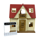 Calico Critters | Red Roof Cozy Cottage with two bunnies