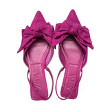 Zara | Fuchsia Pointed Toe Slingbacks | 7.5 Womens