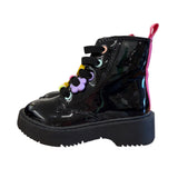 Tucker + Tate | Patent Smiley Bead Boots | 5 toddler