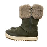 UGG | Green Fur Lined Boots | 10 Women's