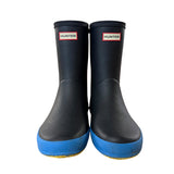 Hunter | Black & Blue Boots | 3 Youth