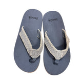 Sanuk | Blue Flip Flops | 2-3 Youth