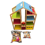 Melissa & Doug | Wooden Dollhouse with Accessories
