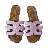 Sam Edelman | Pink Glittery Slides | 13 Youth