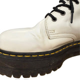 Dr Martins | White Leather Boot | 9 Womens