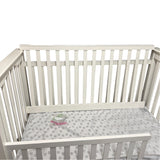 Pottery Barn Crib with Mattress | White Wood Convertible Baby Crib with Crib and Toddler Rail