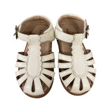 Felix & Flora | White Sandals | 8 Child