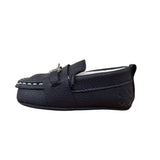 Lucky | Navy Loafer Crib Shoes | 2 Infant | NEW