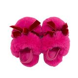Cat & Jack | Furry Pink Slippers | 5-6 Toddler