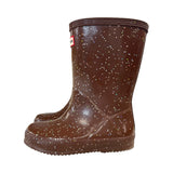 Hunter | Brown Glittery Boots | 9 Child