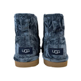 UGG | Blue Crushed Velvet Boots | 4 Youth