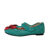 OshKosh | Teal Floral Mary Janes | 11 Child